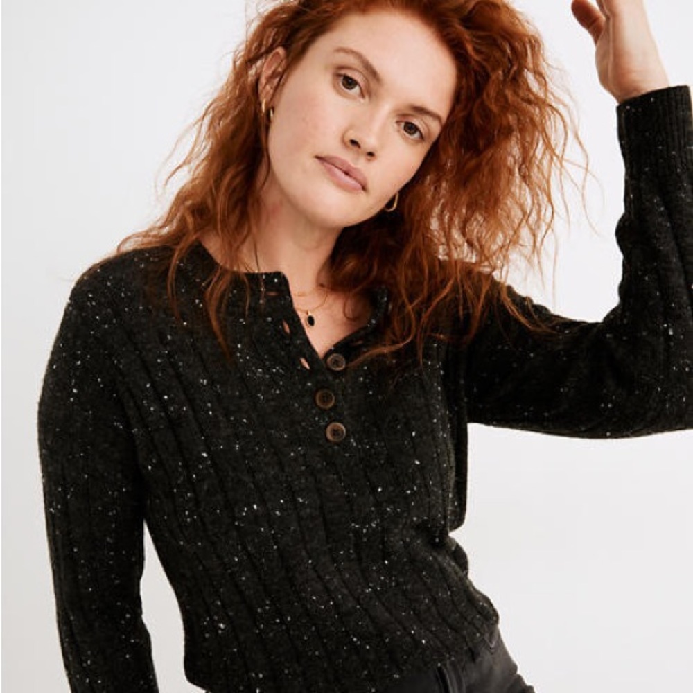Madewell Donegal Bowden Henley Sweater